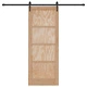 Плъзгаща се врата от масивен бор ORKDAL с комплект за монтаж