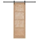 Плъзгаща врата ORKDAL 78x232x4 см от масивна борова дървесина с монтажен комплект