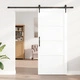 Плъзгаща се врата ORKDAL с комплект за окачване от бял масивен бор