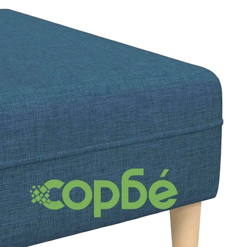 Модерен U-образен диван комплект 3 части, Син текстил, 250x188x76 см ➤ топ цена ➤ sorbe.bg