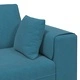 Диван Синьо 250 x 77 x 76 см Кадифе, 4-местен