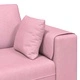 Диван Розово 250 x 77 x 76 см Кадифе, 4-местен
