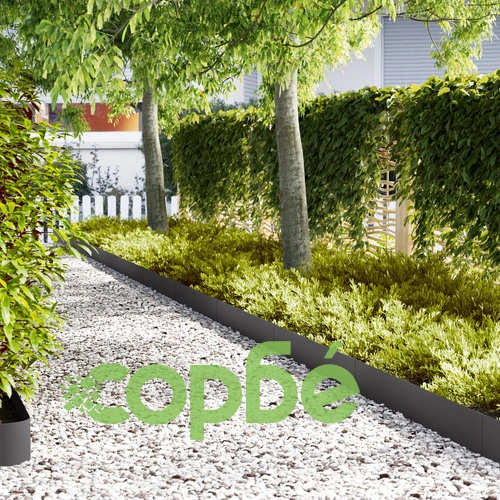 Стоманени оградни ленти за градина, 50 бр., черни, 100x0,5x20 см ➤ топ цена ➤ sorbe.bg