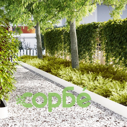 Стоманени огради за тревни площи, 50 бр., бели, 100x0,5x20 см ➤ топ цена ➤ sorbe.bg