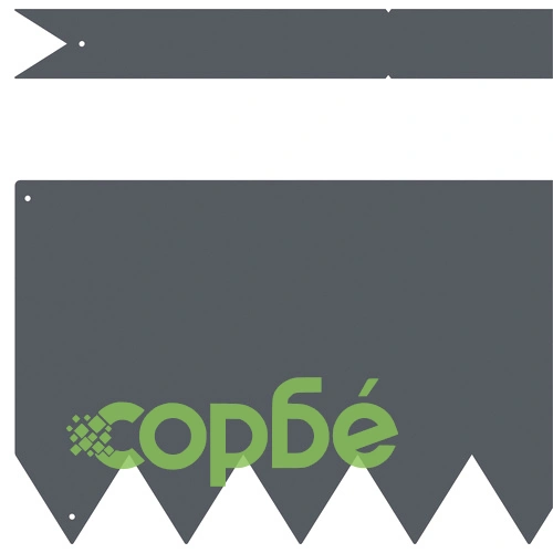 Огради за градина от стомана - 50 броя, Антрацит, 100x0,5x20 см, Зигзагообразен дизайн ➤ топ цена ➤ sorbe.bg