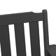 Градински столове за хранене 4 бр Черни 65,5x55,5x88 см от HDPE полиетилен
