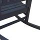 Люлеещи се градински столове 2 броя тъмносини 70x92x108 см HDPE
