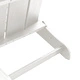 Сгъваеми столове Adirondack 2 бр Бели 74.5x80.5x90 см HDPE