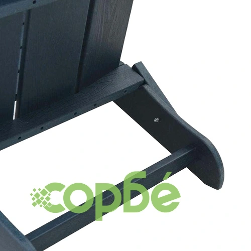 Сгъваеми градински столове Adirondack 2 броя тъмносини 74.5x80.5x90 см HDPE ➤ топ цена ➤ sorbe.bg