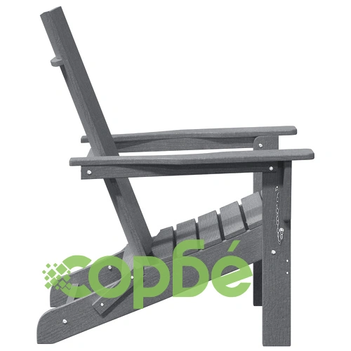 Комплект от 2 сгъваеми стола Adirondack, светлосив, 74.5x80.5x90 см, HDPE ➤ топ цена ➤ sorbe.bg