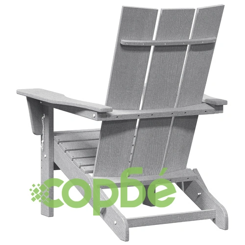 Комплект от 2 сгъваеми стола Adirondack, светлосив, 74.5x80.5x90 см, HDPE ➤ топ цена ➤ sorbe.bg