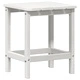 Комплект градински мебели от 3 части - 2 сгъваеми стола и масичка Adirondack, Бели, HDPE материал