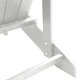 Комплект градински столове Adirondack 2 броя бели 74x82x90 см HDPE
