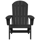 Adirondack столове комплект 2 броя, черни, 74x82x90 см, HDPE материал