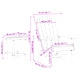 3-частен комплект градински мебели Adirondack - 2 стола и маса от HDPE, светлосиви