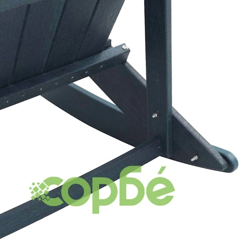Комплект 2 броя люлеещи се столове Адирондак HDPE нейви синьо 73.5x92x90 см ➤ топ цена ➤ sorbe.bg