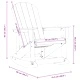 Комплект 2 броя люлеещи се столове Адирондак HDPE нейви синьо 73.5x92x90 см