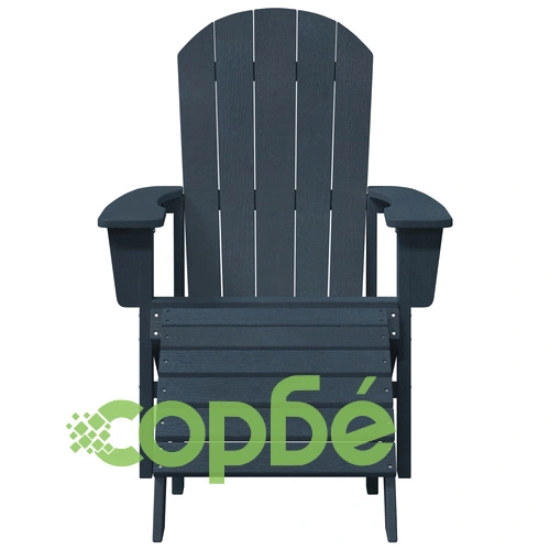Комплект 2 броя Adirondack столове с подлакътници от HDPE в тъмносин цвят ➤ топ цена ➤ sorbe.bg