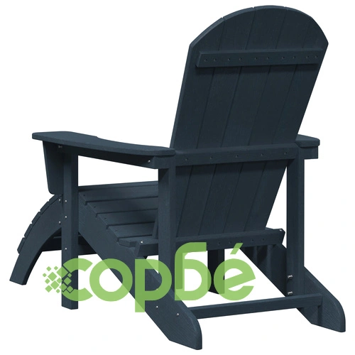 Комплект 2 броя Adirondack столове с подлакътници от HDPE в тъмносин цвят ➤ топ цена ➤ sorbe.bg