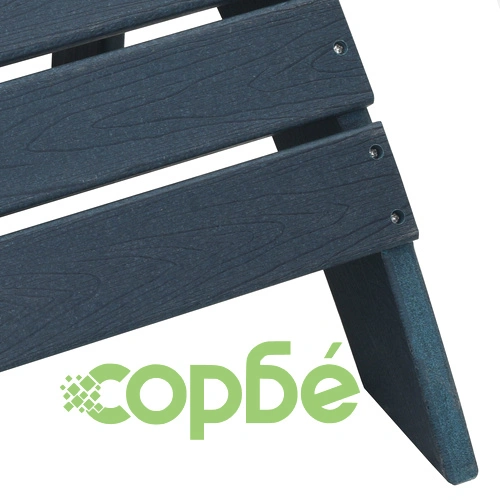 3-Часов Градински Комплект с Adirondack Столове от HDPE в Тъмносин Цвят ➤ топ цена ➤ sorbe.bg
