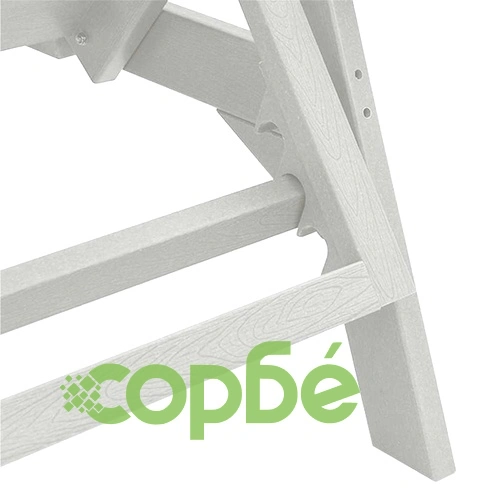 Шезлонги 2 броя бели 162x53x98.5 см HDPE ➤ топ цена ➤ sorbe.bg