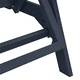 Градински шезлонги 2 броя тъмносини 162x53x98.5 см HDPE