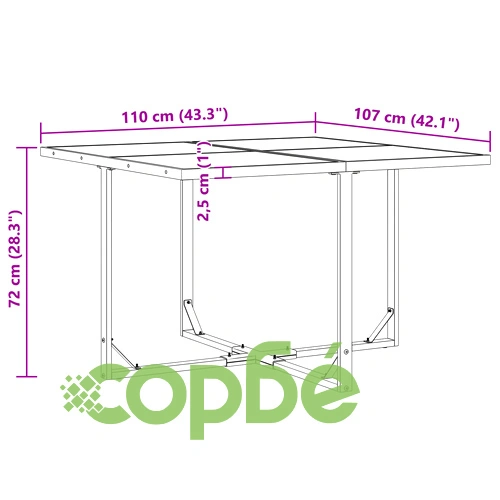 6-парен комплект за хранене с метална маса и полиратанови столове с възглавници за градина ➤ топ цена ➤ sorbe.bg