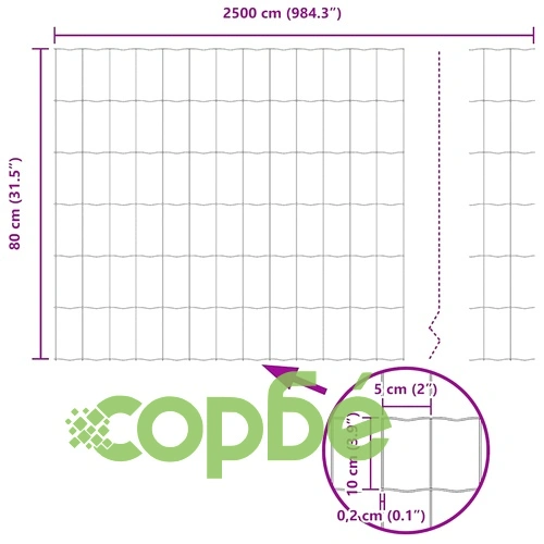 Евро ограда с 11 U колчета зелена 0.8x25 м прахово боядисана стомана ➤ топ цена ➤ sorbe.bg