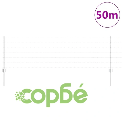 Евро ограда с 11 U колчета сребрист 0.6x50 м поцинкована стомана ➤ топ цена ➤ sorbe.bg