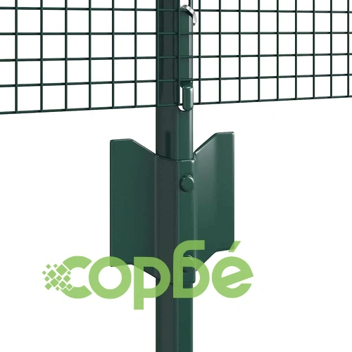 Телена ограда с 22 колчета зелена 0.8x50 м стомана ➤ топ цена ➤ sorbe.bg