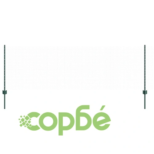 Заварена метална ограда с колчета зелена 0.8x100 м стомана ➤ топ цена ➤ sorbe.bg