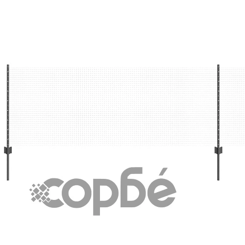 Заварена телена ограда с колчета сив 0.8 x 100 м стомана ➤ топ цена ➤ sorbe.bg