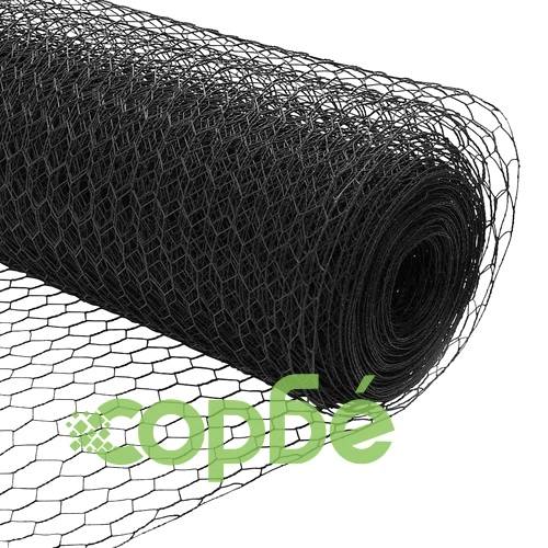 Ограда с колчета сива 0.8 x 100 м стомана с шестоъгълна мрежа ➤ топ цена ➤ sorbe.bg