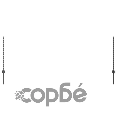 Ограда с колчета сива 0.8 x 100 м стомана с шестоъгълна мрежа ➤ топ цена ➤ sorbe.bg