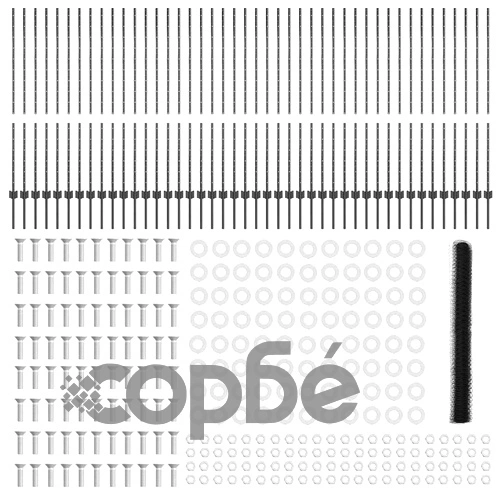 Шестоъгълна градинска ограда сива 1.4 x 100 м стомана с прахово покритие ➤ топ цена ➤ sorbe.bg