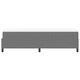 Легло с пружини и матрак 90x200 см от сив велур