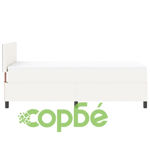 Кутия за пружини с матрак 80x200 см от Дакрон в Кремав цвят ➤ топ цена ➤ sorbe.bg