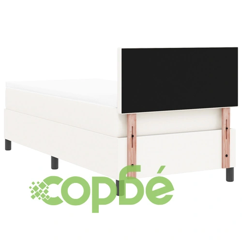 Кутия за пружини с матрак 80x200 см от Дакрон в Кремав цвят ➤ топ цена ➤ sorbe.bg