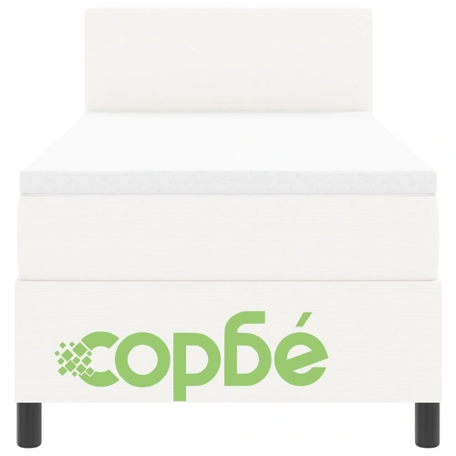 Кутия за пружини с матрак 80x200 см от Дакрон в Кремав цвят ➤ топ цена ➤ sorbe.bg