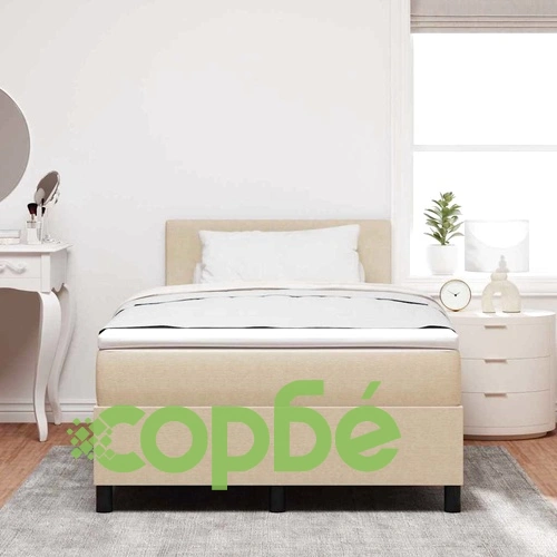 Легло с пружинирана основа, матрак и LED осветление - светлосиво и бяло 193x120x88 см ➤ топ цена ➤ sorbe.bg