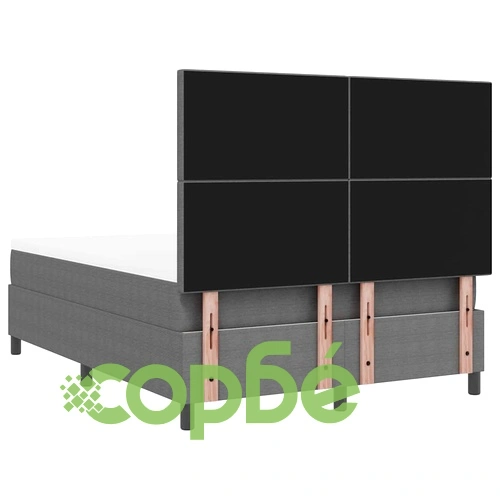 Легло с пружинирана основа, матрак и LED осветление 193x144x128 см кордурой ➤ топ цена ➤ sorbe.bg