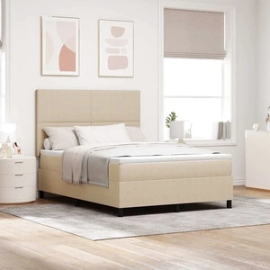 Легло с пружинирана основа и LED осветление светлосиво и бяло 193x144x128 см от кордурой