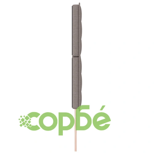 Табла за легло Lines Design Таупе 140 см от Висококачествен Тъкан Материал ➤ топ цена ➤ sorbe.bg