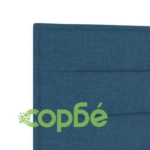 Табла за легло Lines Design в син цвят, 200 x 128 см, тъкан материал ➤ топ цена ➤ sorbe.bg