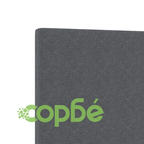 Табла за легло 140 см от кордурой в тъмно сив цвят с капитониран дизайн ➤ топ цена ➤ sorbe.bg