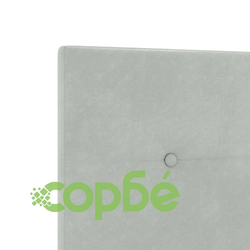 Луксозна Табла за Легло с Копчета от Кадифе, Светлосиво, 180 см ➤ топ цена ➤ sorbe.bg