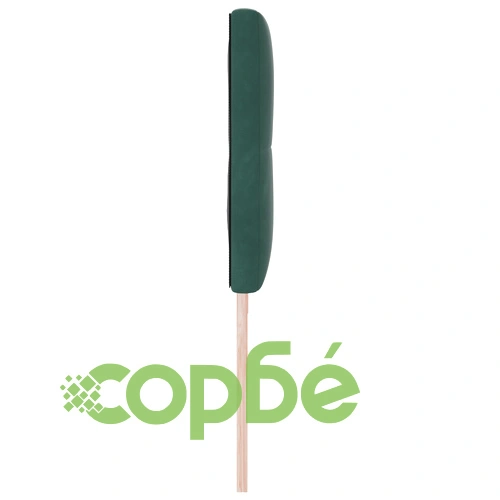 LED табла с копчета от велур, тъмнозелена, 100 см, с LED осветление ➤ топ цена ➤ sorbe.bg
