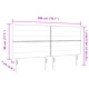 LED табла Lines Design от тъкан в тъмно кафяв цвят, 200 x 128 см