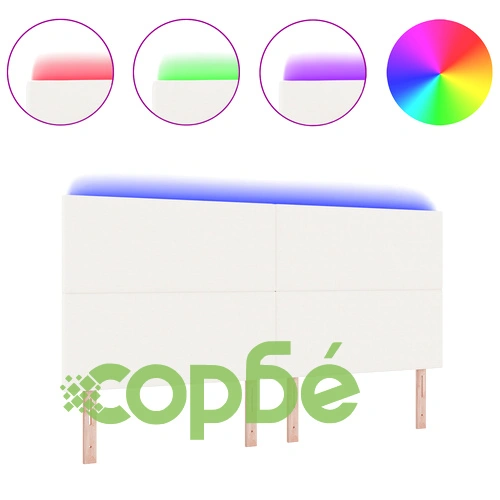 LED табло за легло 100 см от кордура, кремаво, с USB захранване ➤ топ цена ➤ sorbe.bg
