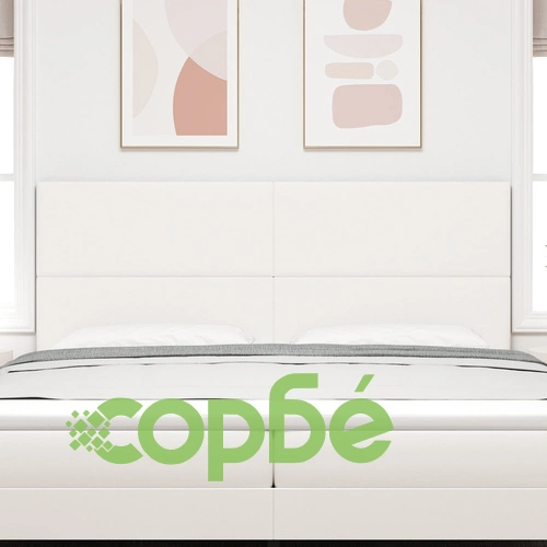 LED табло за легло 100 см от кордура, кремаво, с USB захранване ➤ топ цена ➤ sorbe.bg